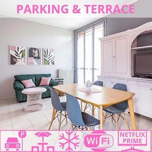  Apartment Parking & Terrace - Large 90 Mq - Self Check-in & Remote Access Italien